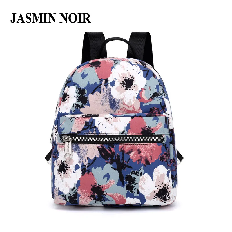 Женский рюкзак с цветочным принтом, тканевый рюкзак с листьями для подростков, школьная сумка для девочек, рюкзак мини, маленький рюкзак, рюкзаки для школы