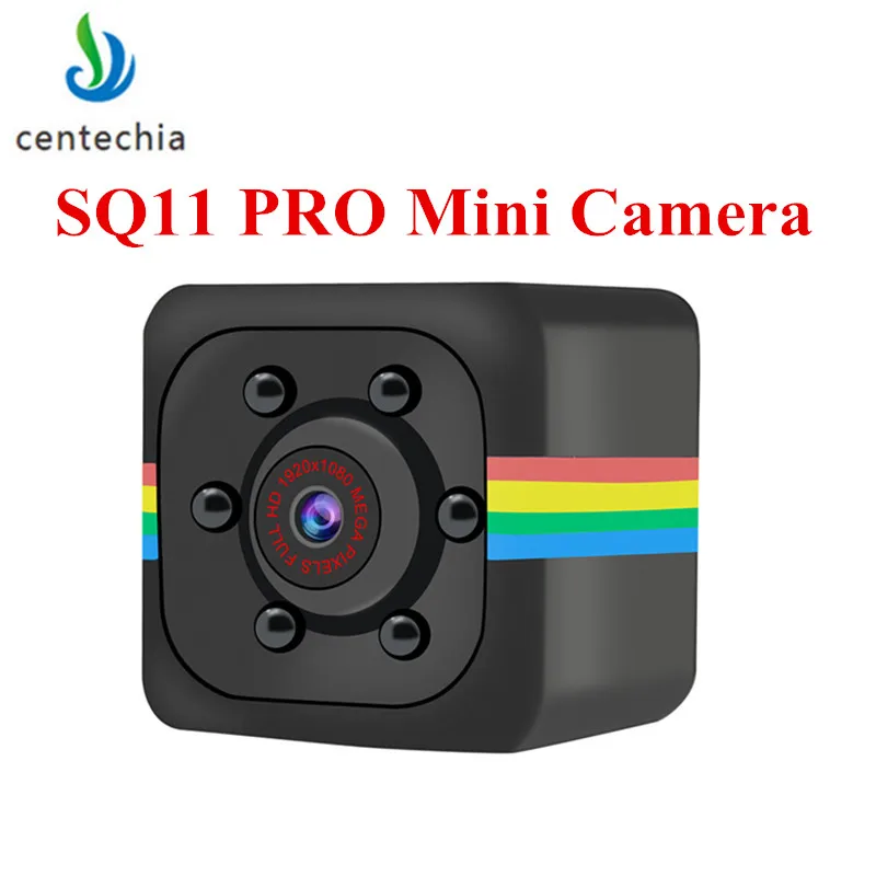 Мини-камера SQ11 PRO HD 1080P мини-видеокамера ночного видения маленькая экшн-камера с