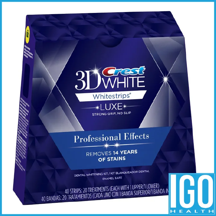 Цена Гребень 3D белые зубы Whitestrips Luxe профессиональный эффект 1 коробка 20 Чехлы оригинальный Гигиена полости рта Отбеливание зубов полоски