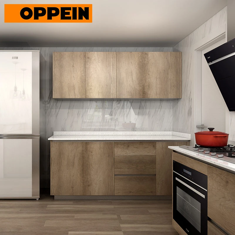 Oppein Kitchen Wall And Base Cabinets Prices Wood Cupboard Kitchen Cabinets Aliexpress