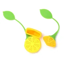 Силиконовый клубничный лимонный дизайн ситечко для чая рассыпной чай мешок-сито ПЕРФОРИРОВАННОЕ ситечко для трав и специй Фильтр Инструменты