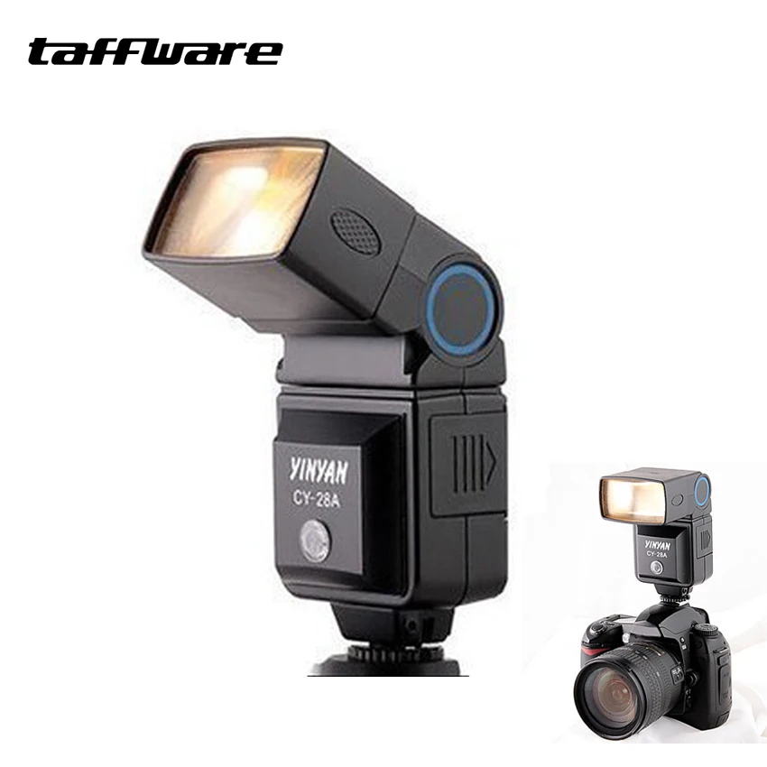 TAFFWARE CY 28A Flash Universal Hot Shoe Mount Flash Speedlite Light