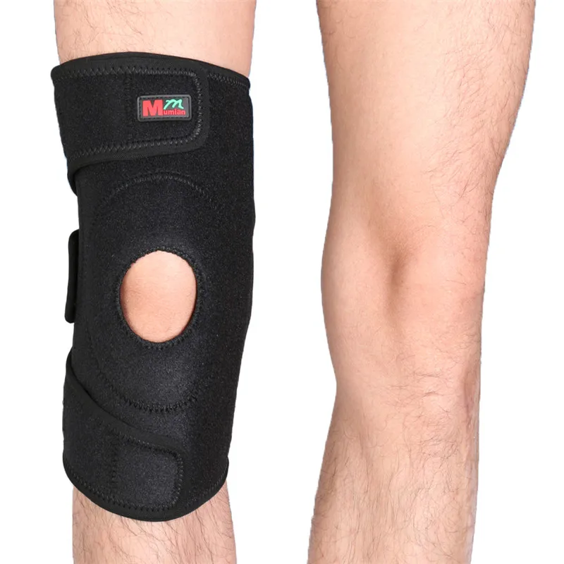 

Mumian B05 Sport Knee Guard Protector Breathable Adjustable And Durable EVA Gasket Design Black Free Size Knee Brace Support