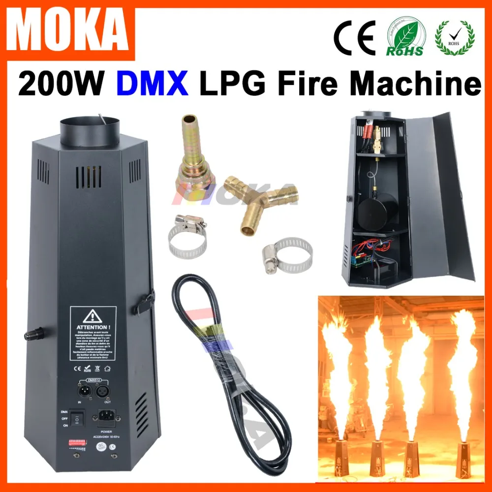 

One shot flame machine Stage Equipment Flame Projector DMX LPG Fire Machine