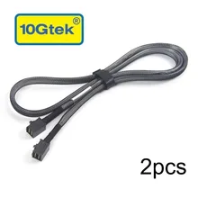 2 шт. 6Gbs 1-метровый мини-SFF-8643 SAS 36-Pin 8087 Кабель SAS, 1 м внутренний HD SFF 8087 до 8643 складной кабель
