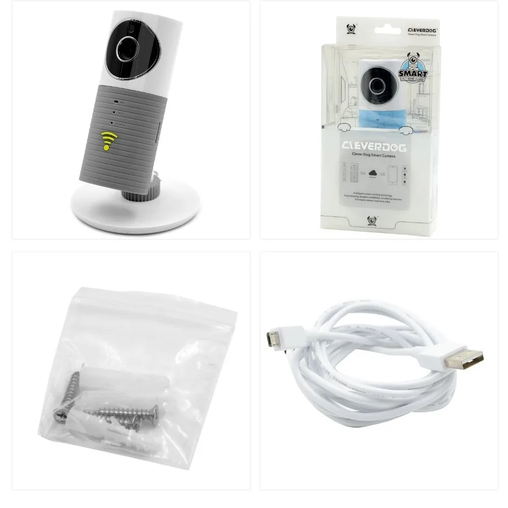 CCTV Камера IP Wi Fi 720P умная собака Детские ИК Ночное видение домофон движения PIR