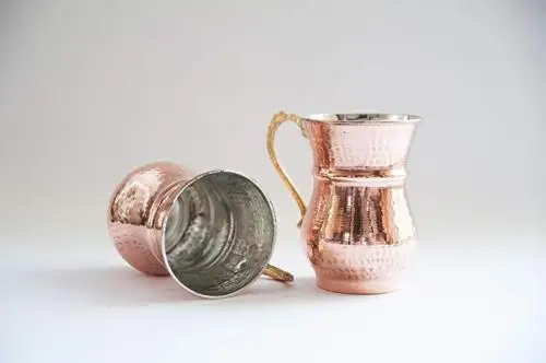 

Hammered Hand Made Russian Moscow mug mule Vodka Beer Vine coffee Wedding Dutch
