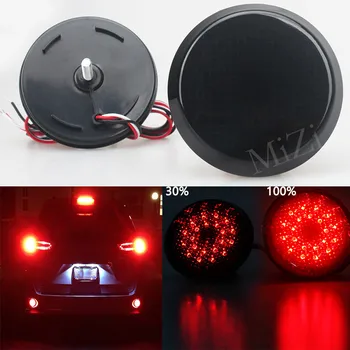 

2Pcs Black Smoked LED Car Rear Bumper Reflector Tail Light For Scion xB iQ for Toyota Sienna Corolla for Nissan Qashqai