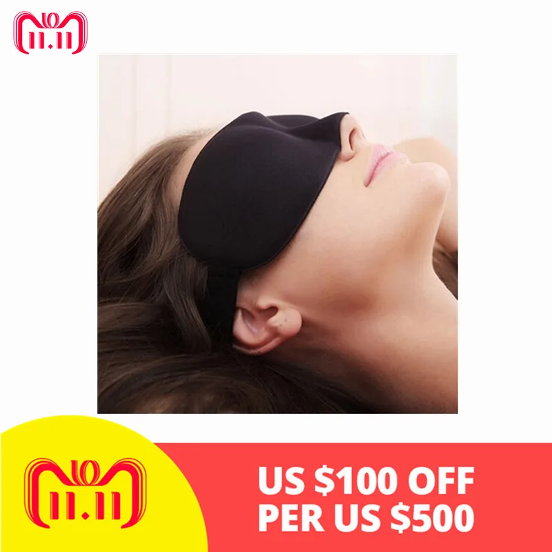 

1Pcs 3D Sleep Mask Natural Sleeping Eye Mask Eyeshade Cover Shade Eye Patch Women Men Soft Portable Blindfold Travel Eyepatch JS