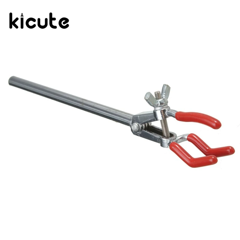 

Kicute 1pcs Tube Clamp Holder Clamp Range 0-30mm Single Adjustment Three Prong Extension Flask Clips Laboratory Supplies