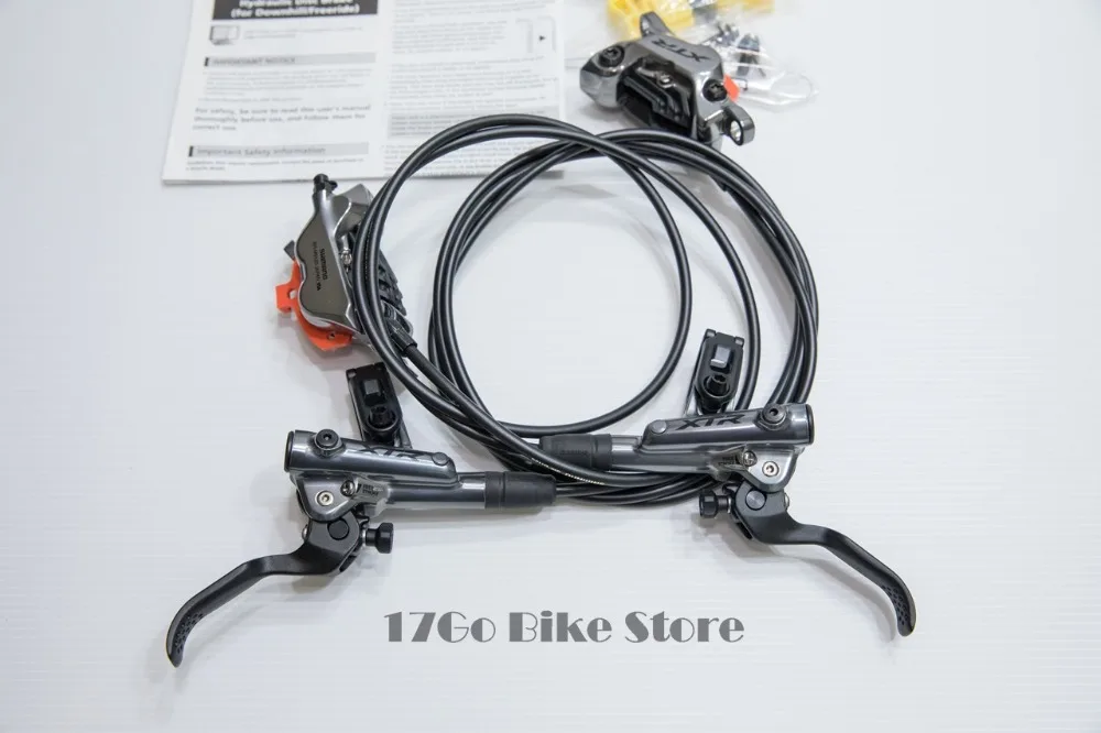 Shimano XTR 2019 M9120 4 поршневой суппорт гидравлический тормоз F + R 1