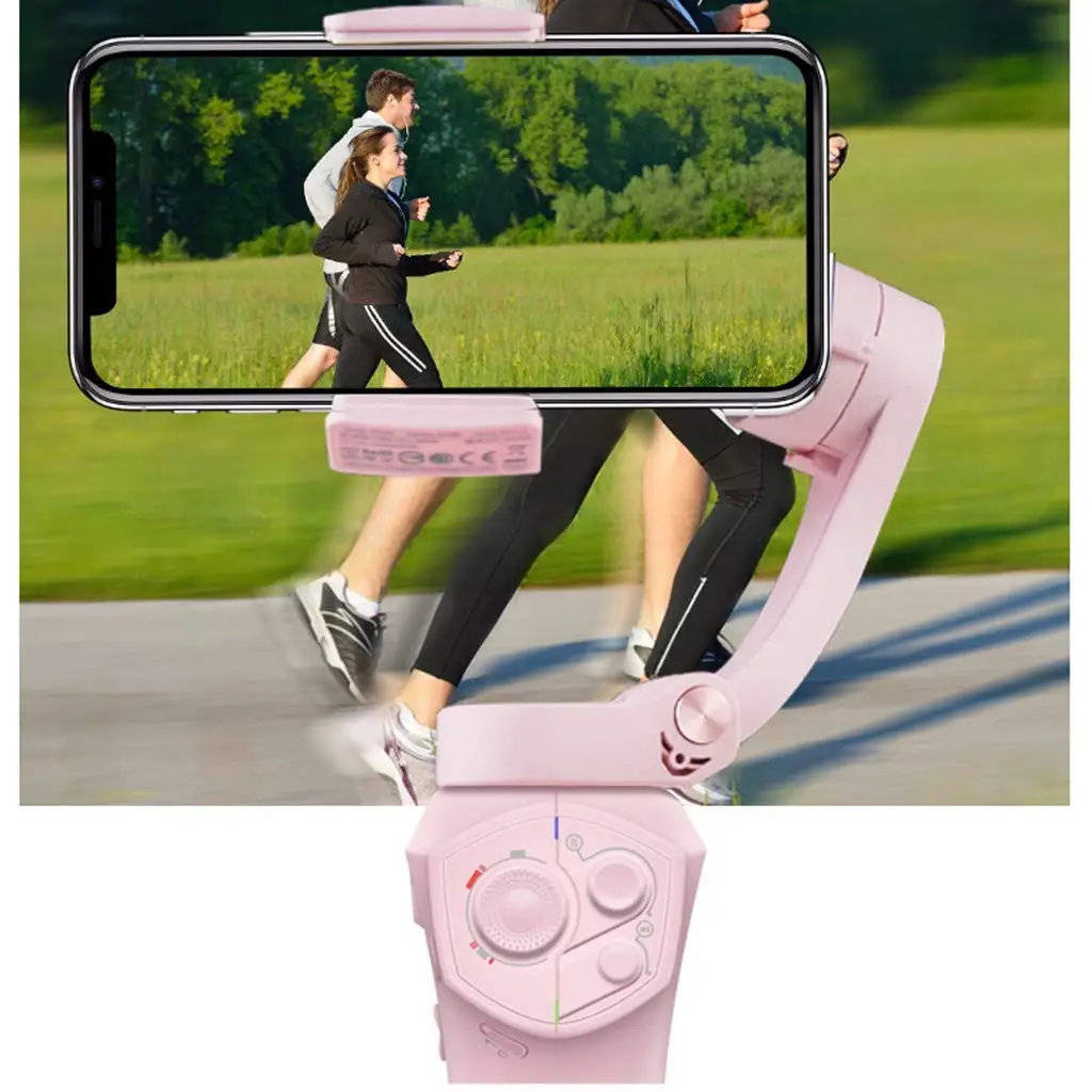 Perfect Cadiso 3-Axis Foldable Pocket-Sized Video Phone Handheld Gimbal Stabilizer for iPhone Smartphone GoPro & Wireless Charging 17