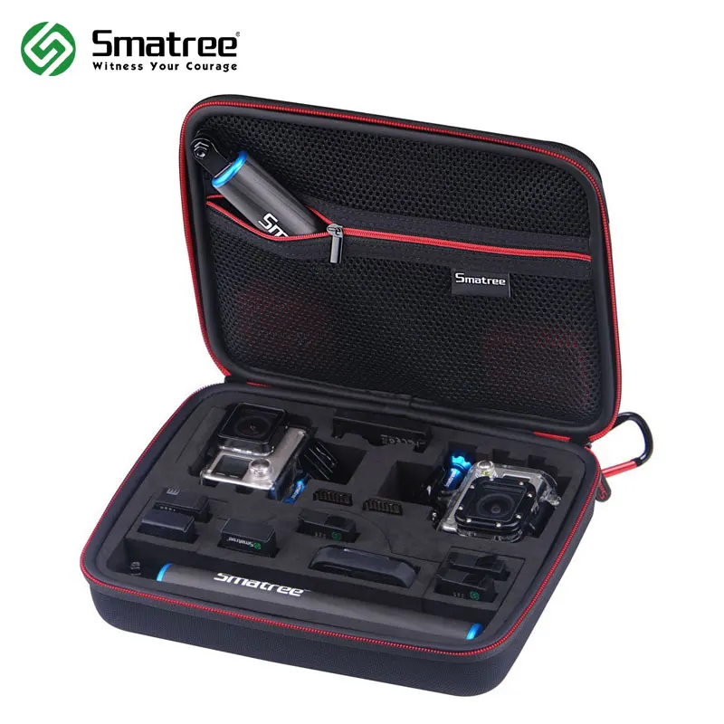 Smatree Carrying Case for GoPro Hero 7/6/5/4/3+/3/ GoPro Hero 2018/SJCAM sj4000/Xiao mi Yi G260SL Hard bag Smatree Carrying Case for GoPro Hero 7/6/5/4/3+/3/ GoPro Hero 2018/SJCAM sj4000/Xiao mi Yi G260SL Hard bag