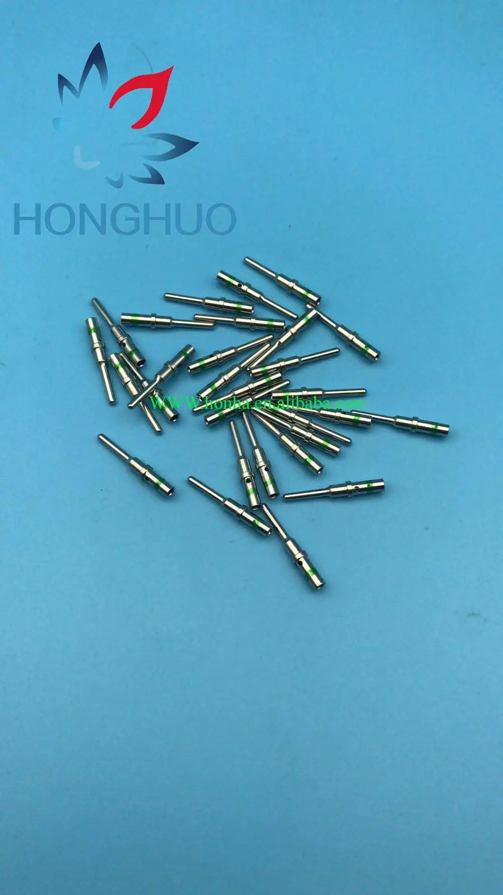 100 pcs 100 шт. DT Pin 14-16AWG 0460-215-16141 0462-209-16141 сплошной обжимной терминал с зеленой идентификационной полосой из нержавеющей стали - Название цвета: 100 pcs