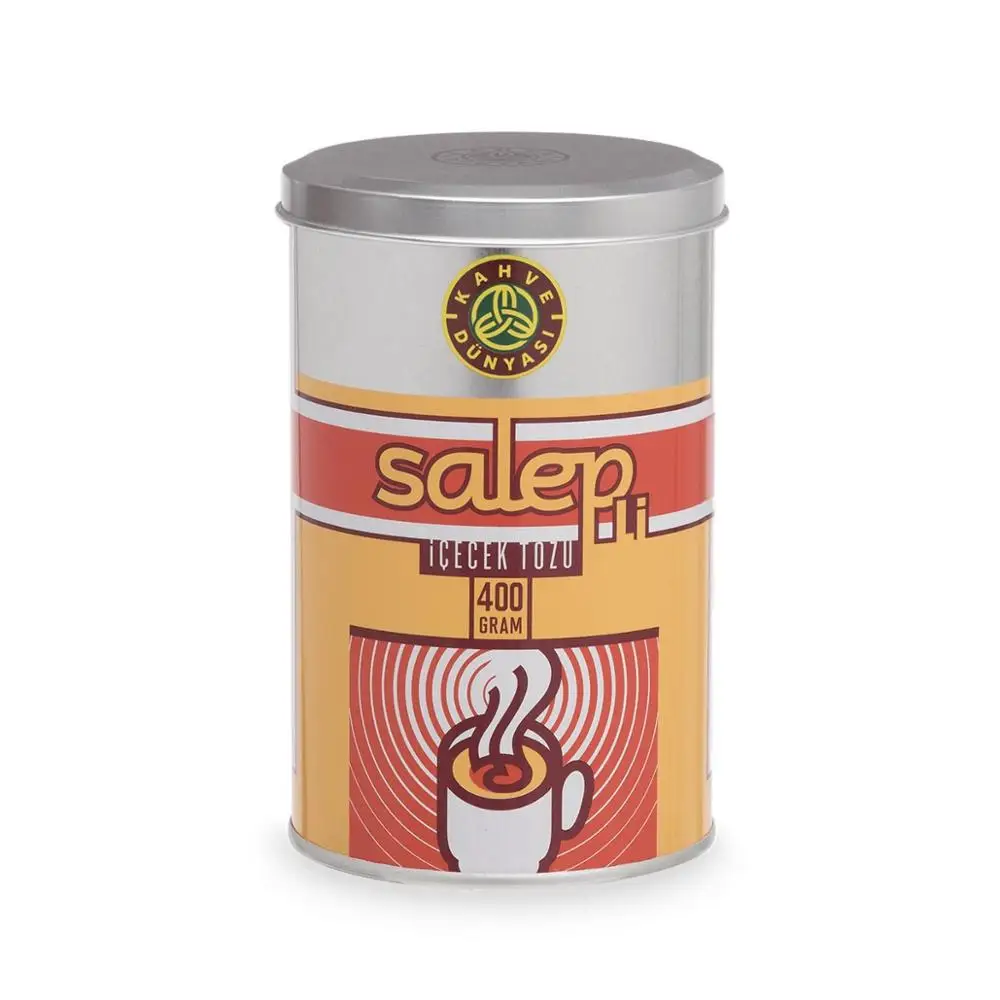

Coffee World Kahve Dunyasi Salep Tin Box 400 gr 14.1 oz Sahlep Sahlab