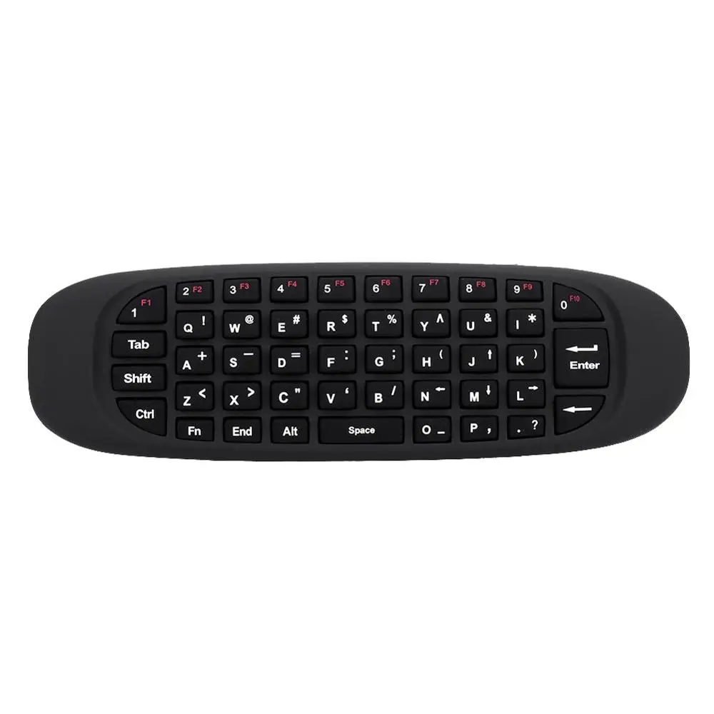 Regular Version C120 двухсторонняя 2,4G 2 в 1 Беспроводная мини-мышь клавиатура 10 м Голосовая подсветка Сенсорная панель клавиатуры для планшет с ТВ английские клавиатуры - Цвет: Regular Version