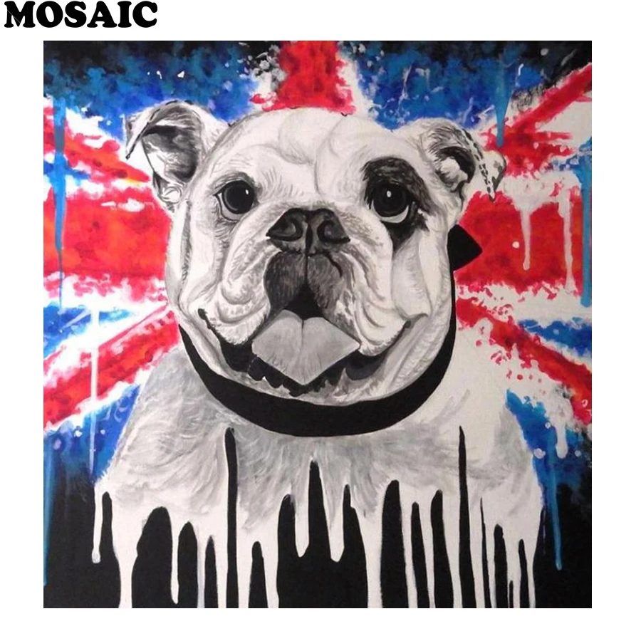 

Diy Diamond Painting full square Cross Stitch Full Diamond Embroidery pet Dog 5D Diamond Mosaic pictures Handicrafts Home Decor