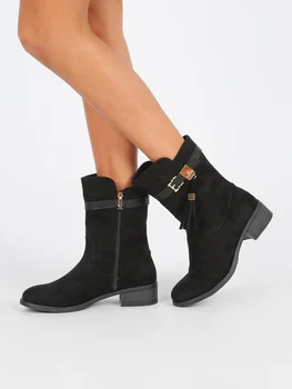

Ankle Boots black suede