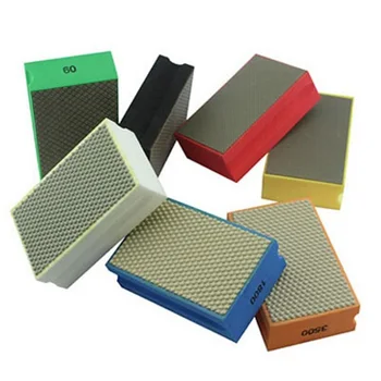 

Diamond Polishing Hand Pads Block Style Granite Marble Stone 4 "x 2.5"