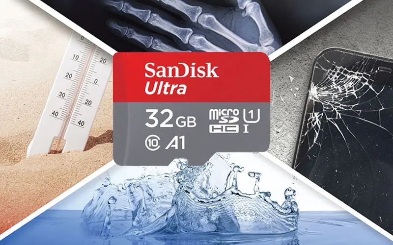 SanDisk Ultra A1 карты памяти MicroSD 200 ГБ 128 ГБ 64 ГБ 32 ГБ 16 ГБ MicroSDHC/SDXC UHS-Я 98 МБ/с. карты памяти Micro SD картао де memoria