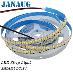 Супер Яркость 5 м Светодиодные ленты свет ленты 2835 240 светодио дный s/M DC12V гибкие светодио дный ленты свет Строка теплый белый/белый