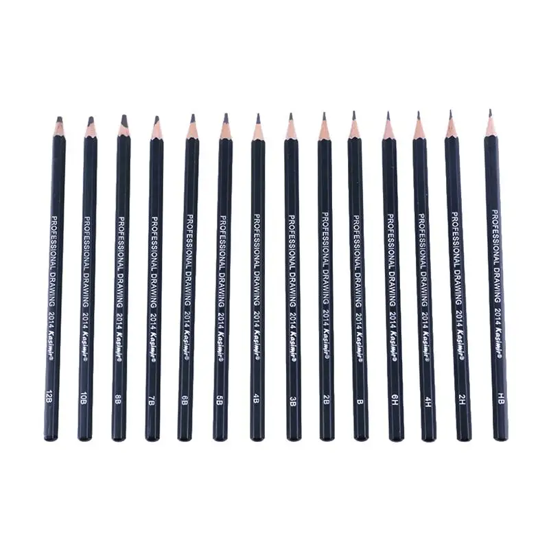 14Pcs Draw Pencil Set Essentials Sketching Non-toxic Environmental Protection for Beginner | Дом и сад