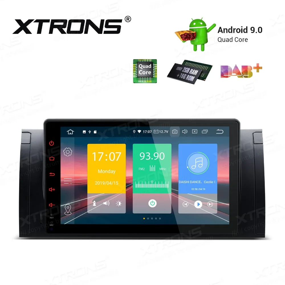 

XTRONS 9'' Android 9.0 Car Stereo Multimedia Player for BMW BMW X5 E53 1999-2006 Plug & Play Desig Radio GPS Navigation NO DVD