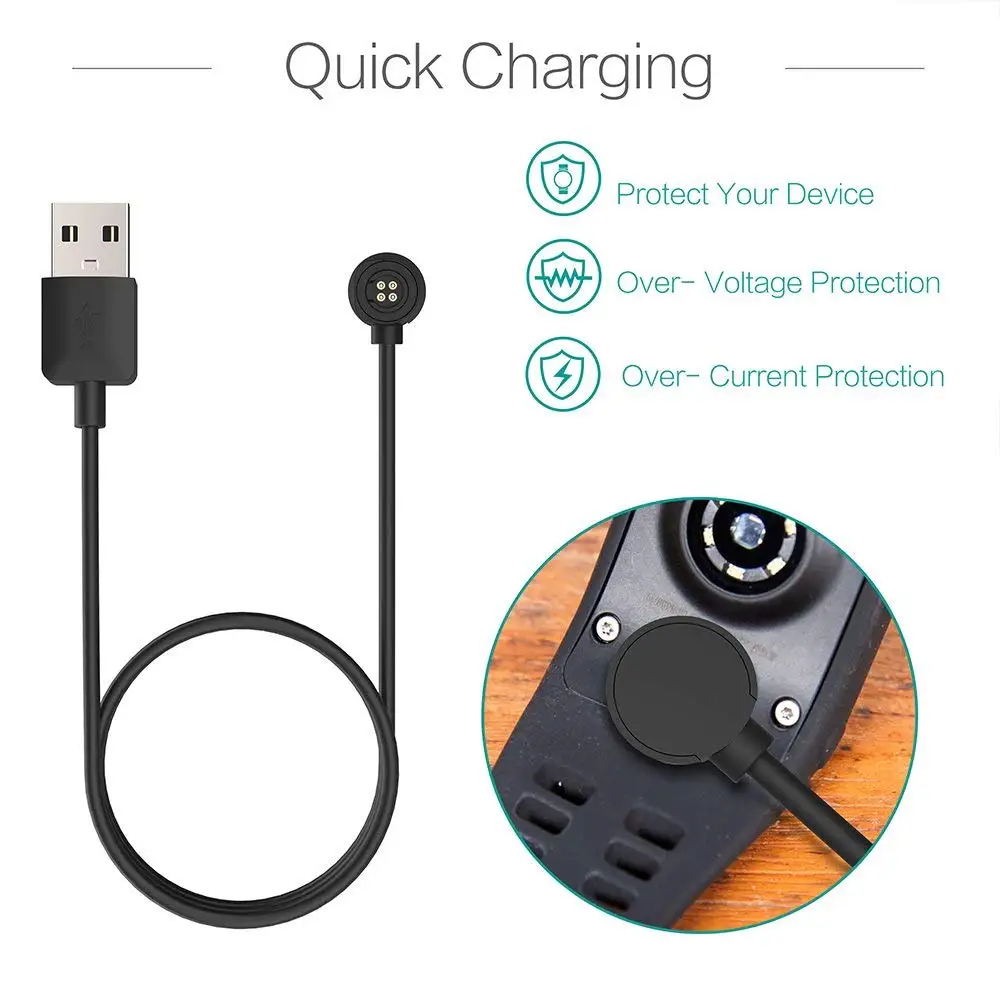  Smartwatch Charger for Polar M600/Polar Loop/Polar Loop 2100cm/3.3ft Magnetic USB Data Sync Chargin - 32926382751