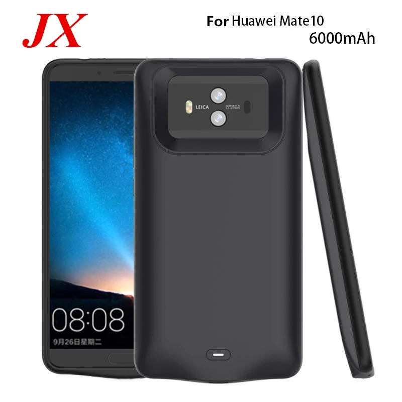 6000 мАч для Huawei Mate 10 чехол аккумулятора умный ПК ABS телефон стенд крышка батареи