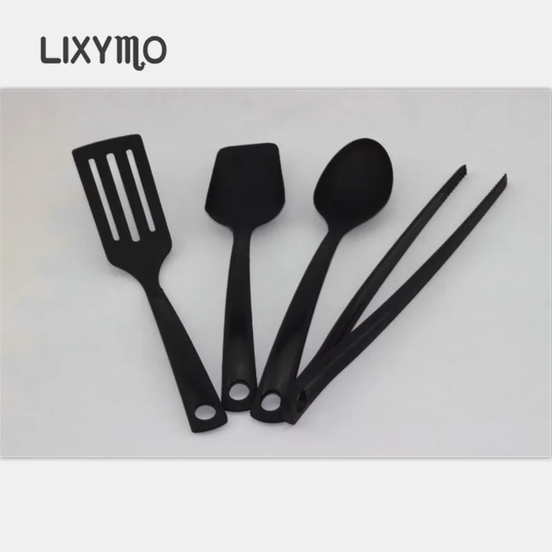 LIXYMO Пособия по кулинарии набор инструментов для сковороды с горизонтальными прорезями Блин Тернер Largetongs Пособия по кулинарии посуда набор премиум-класса из ложка половник 5 шт./компл