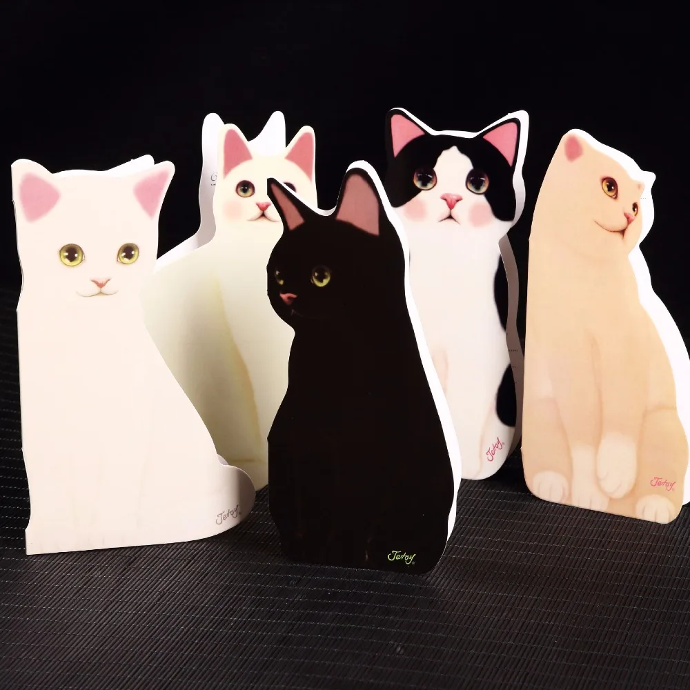 

2pcs/lot Christmas Lovely Standing Cat Postcard Letter Envelopes Greeting Card Escolar School Supplies Office Supplies