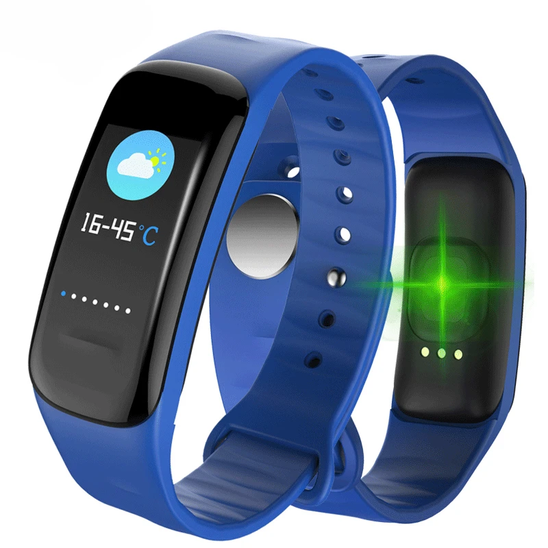 

2018 New Wristband Blood Pressure Watch Blood Oxygen Heart Rate Monitor Smart Bracelet Pedometer IP67 Waterproof Smart Band +box