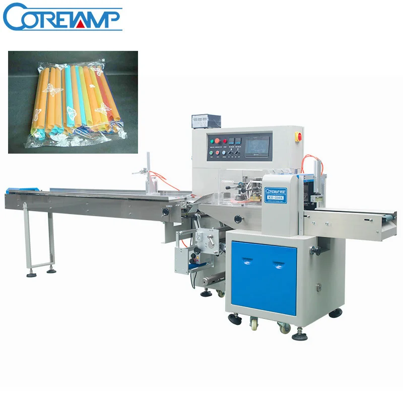 

Drinking Straw Flow Wrapping Machine