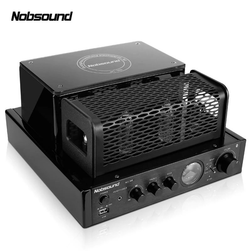 Nobsound MS-30D Bluetooth Выход мощность 25 Вт электронного ламповый усилитель Hi-Fi Желчь
