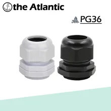 2 шт. PG36 IP68 Водонепроницаемый нейлон Пластик кабельный ввод, разъем для 22-32 мм кабель