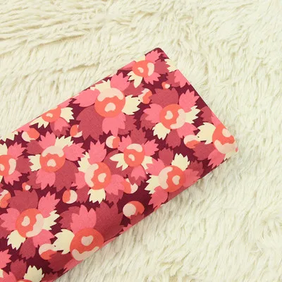 half meter cotton plain pulp fabric gilt flower pure cotton handmade DIY patchwork bag cloth B47 - Цвет: 5