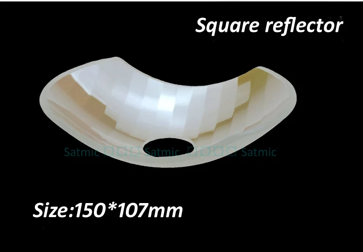 Dental Square reflector of Halongen dental lamps Spotlight mirror Round dental unit light operation lamps reflector Mirror
