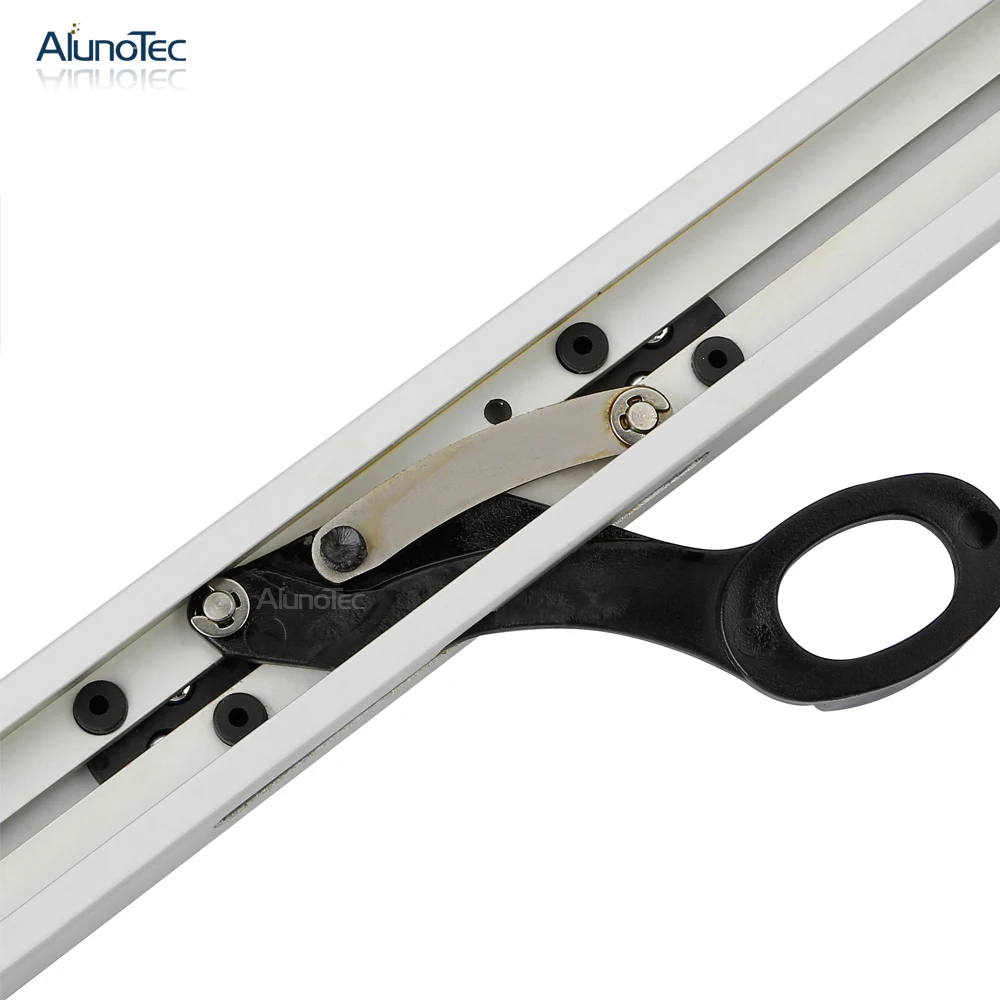 Aluno SF-200 4 дюймовые локоны 13 Blades1183mm(H) Серебро хорошее качество жалюзи оборудования в продаже для зданий