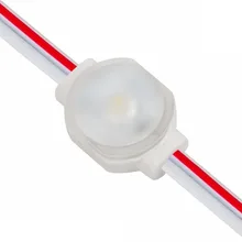 60 шт. 1 светодиодный s 180 градусов задняя подсветка 0,72 W 6500 K белый светодиодный впрыска мини модуль DC12V белый Водонепроницаемый свет для буквы знак