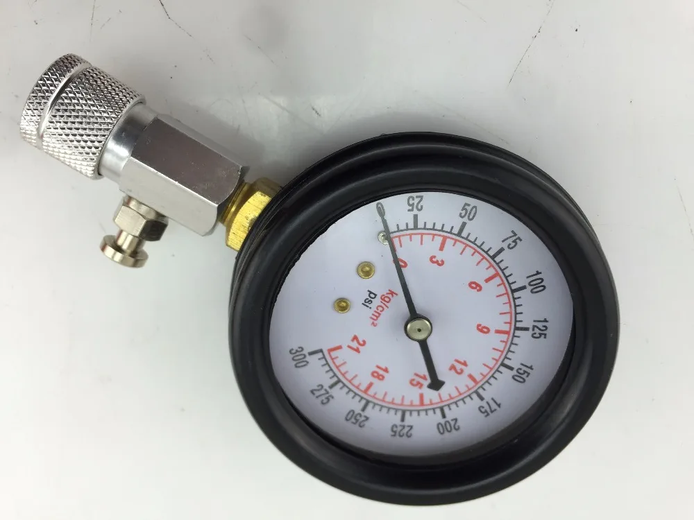 8 шт. бензиновый газовый двигатель цилиндр компрессор Калибр метр тест давление сжатие тест er утечки диагностический