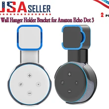 2 цвета, внутренняя розетка, умный сабвуфер, динамик, настенное крепление, вешалка, держатель, кронштейн для Amazon Alexa, Echo Dot, динамик 3-го поколения