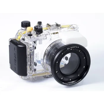 

40M 130ft Waterproof Underwater Camera Housing Diving Case for SONY DSC-RX100 ii RX100M2 RX100 mark II