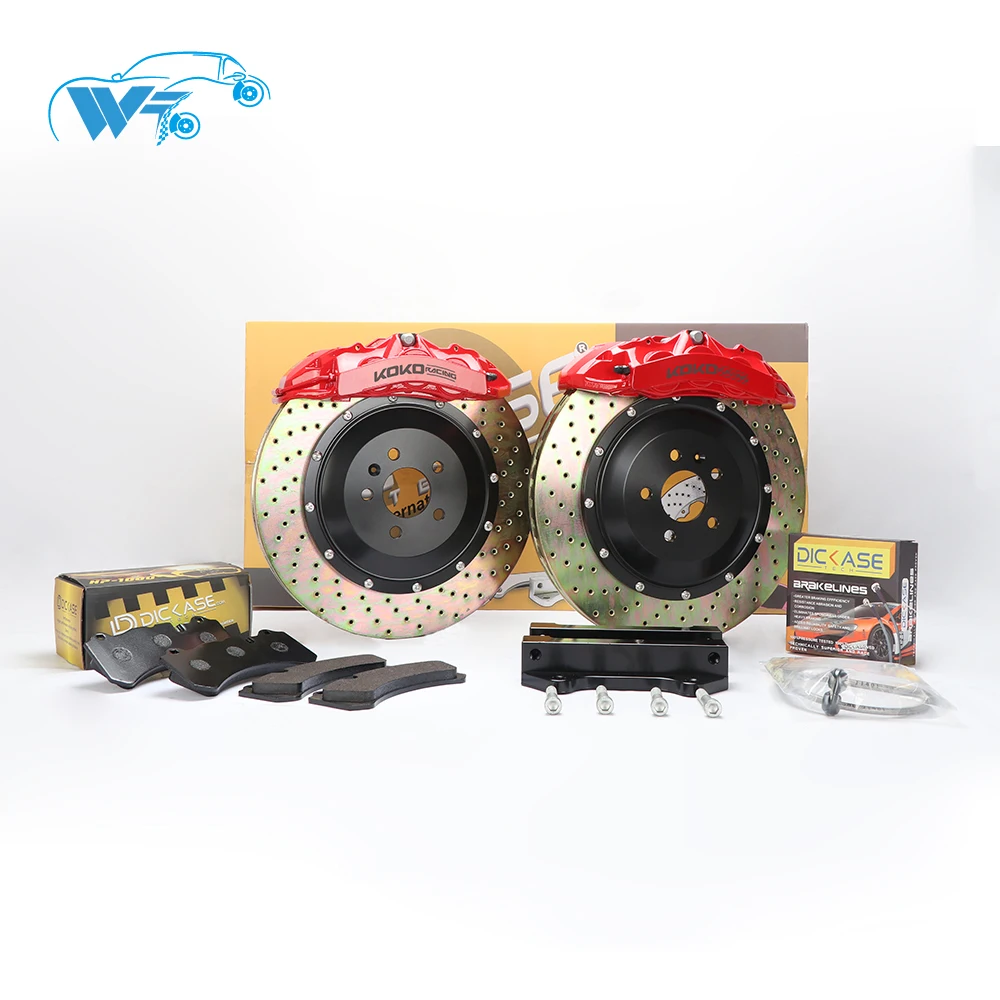 

KOKO RACING car accessories using car brake caliper 6 big pot AMG style 355*32mm durable disc drill pattern for bwm e36 M3 1996