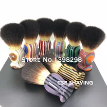 CSB кисточка для бритья диаметр 20 мм синтетические волосы в полоску шаблон ручка мужчины бритье влажный парикмахерский магазин иструмент для парикмахерской