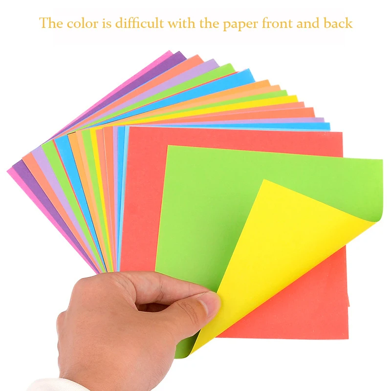 

2pack/set 15*15cm Square Two-color Origami Paper for DIY Handicraft Paper Folding Home Party Wedding Paper Flower Paper Cutting