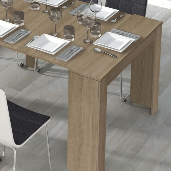 HABITDESIGN Mesas consola Mesa consola extensible kendra-in Dining ... HABITDESIGN Mesas consola Mesa consola extensible kendra-in Dining ...