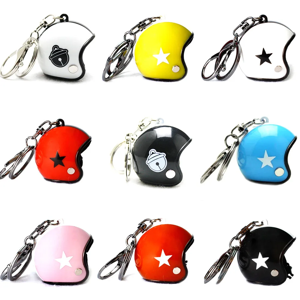 

Motorcycle Helmet Keychain Pendant Classic Key Ring Keyfob Casque Key Holder Sport Events Premium Creative Business Gifts