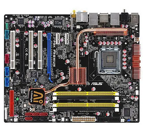 Разъем LGA 775 для ASUS P5K Premium/Wi Fi AP Оригинальный настольный компьютер материнской