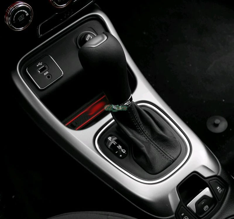 ABS Car Gear box decorative trim Cover frame for Jeep Compass 2017