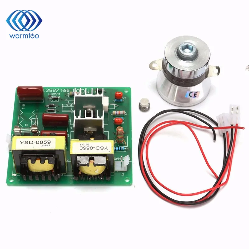 

2017 New AC110V 100W 40K Ultrasonic Cleaner Power Driver Board+1PCS 60W 40K Transducer For Ultrasonic Cleaning Machines